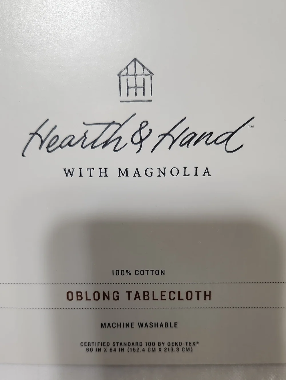 Hearth&Hand with Magnolia Oblong Tablecloth